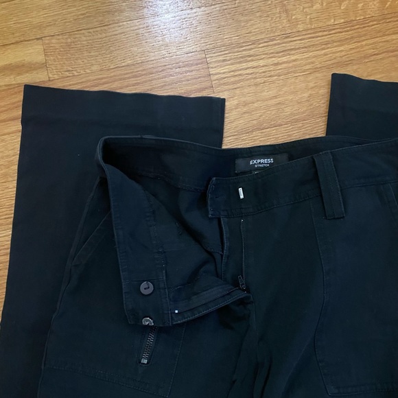Express Pants, Stretch, Wide leg, Size 9/10, Color BLACK - Picture 4 of 7